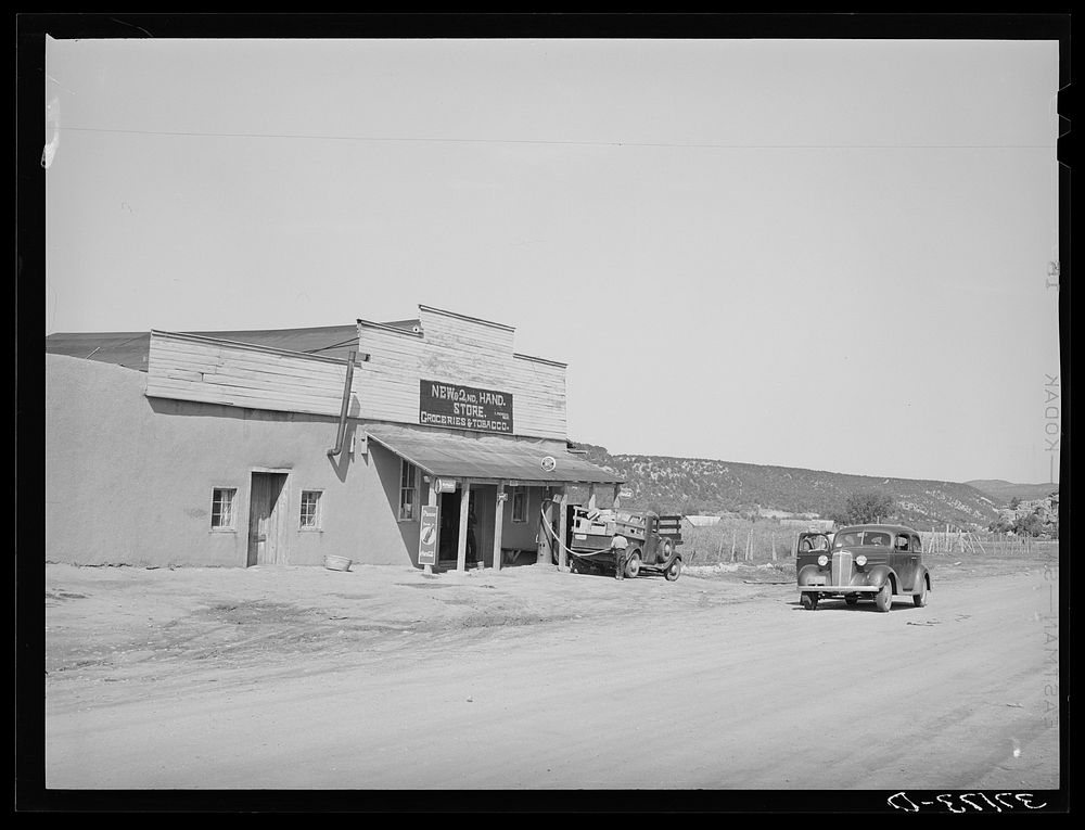 Store. Penasco, New Mexico by Russell Lee