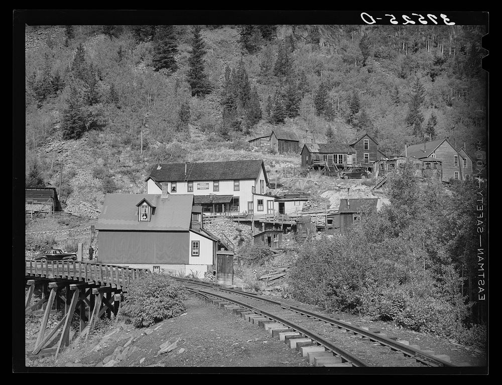Ophir, Colorado. A gold mining town by Russell Lee