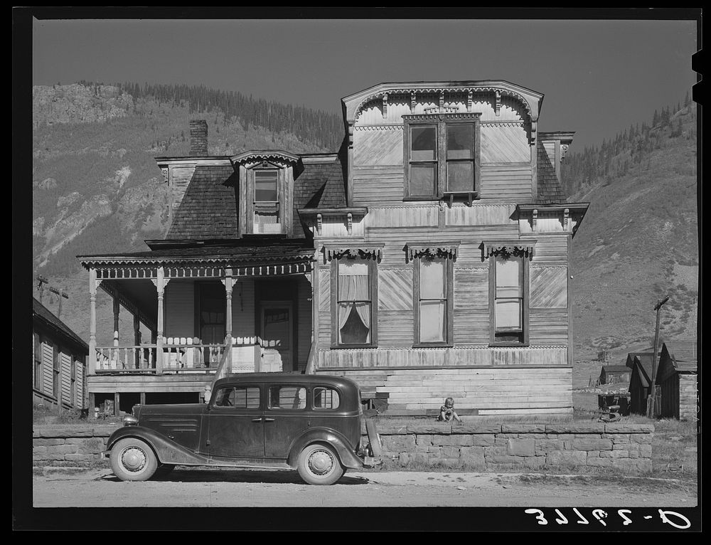 [Untitled photo, possibly related to: House dating from the early boom days of Silverton, Colorado] by Russell Lee