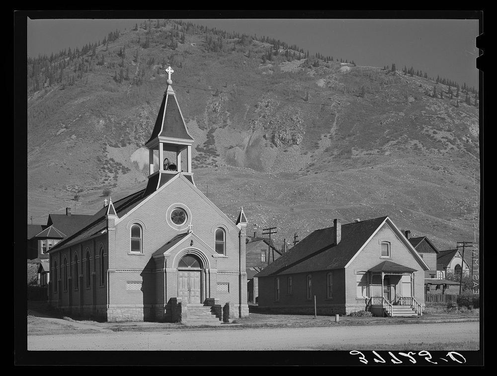 Church and parsonage. Silverton, Colorado by Russell Lee