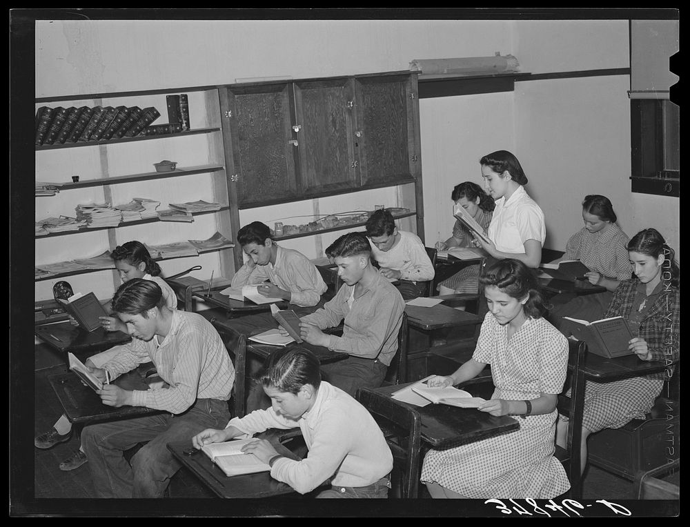 Schoolroom. Concho, Arizona by Russell Lee