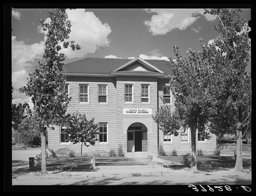 School building. Santa Clara, Utah. See general caption by Russell Lee