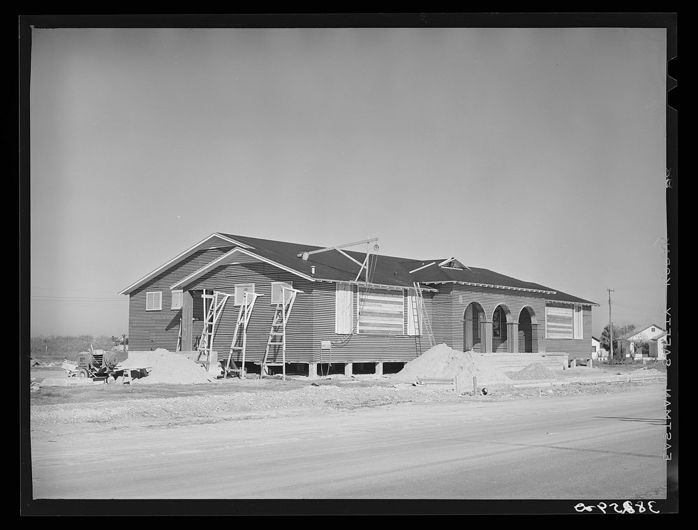 New school under construction in the North Beach section of Corpus Christi, Texas. This section has been the center of…