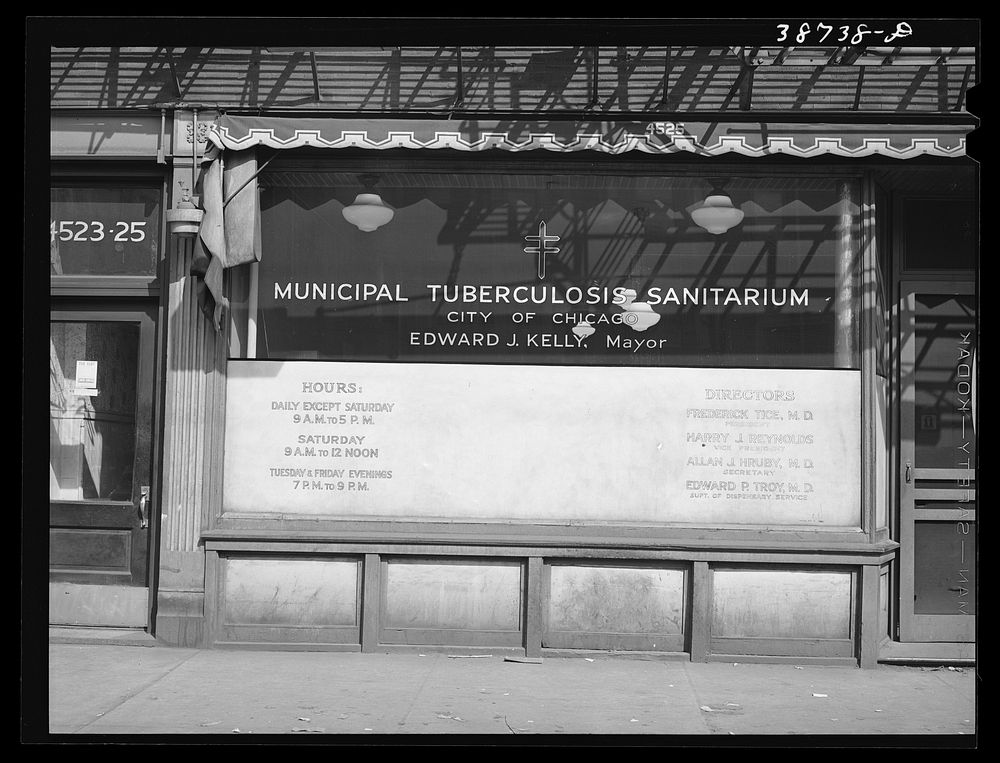 Municipal tuberculosis sanitarium, Chicago, Illinois, provides treatment to es by Russell Lee