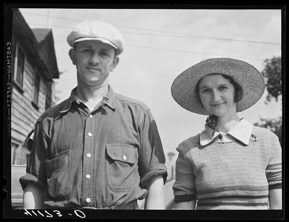 Mr. and Mrs. Rudolph, members of Tri-County Farmers Co-op Market. Owns seventy-five acre farm near Penfield, Pennsylvania.…