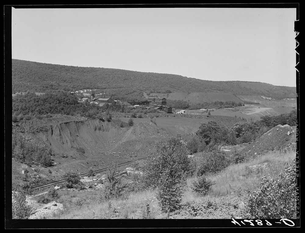 Landscape near Lansford, Pennsylvania. Sourced from the Library of Congress.