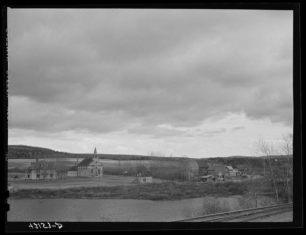 The town of Soldier Pond, Maine. Sourced from the Library of Congress.