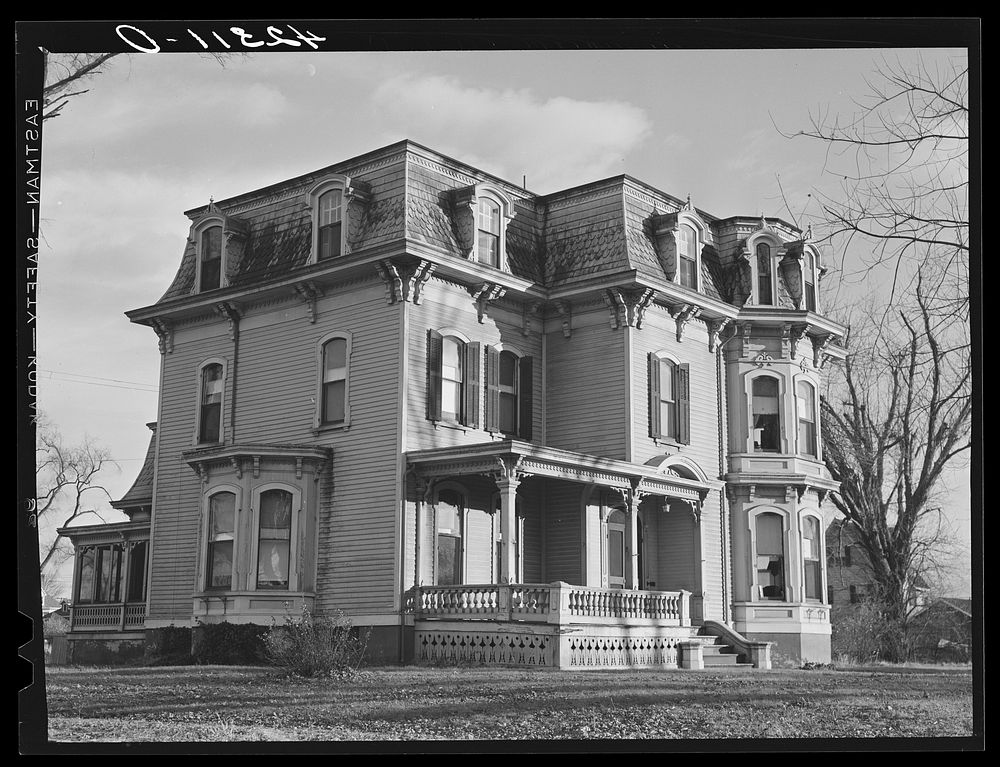 [Untitled photo, possibly related to: Houses, late afternoon. Mystic Connecticut]. Sourced from the Library of Congress.