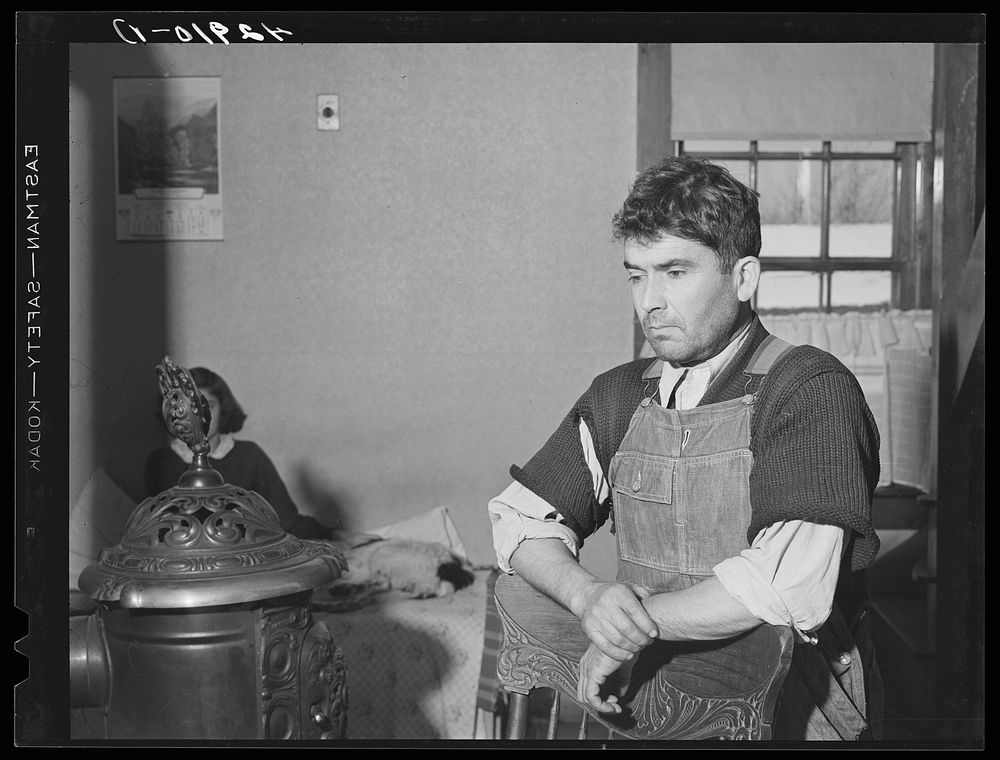 [Untitled photo, possibly related to: Mr. Antonio V. Possante, Portugese FSA (Farm Security Administration) client and apple…