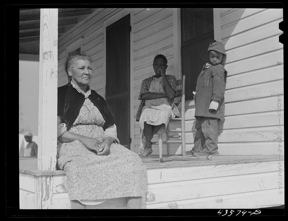 This family was relocated at FSA (Farm Security Administration) Orangeburg Farms when they had to move out of the Santee…