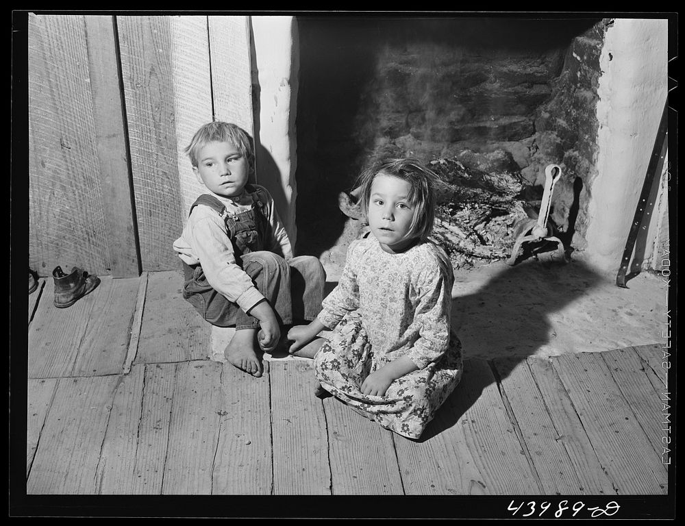 Children of tenant farmer. Heard County, Georgia. Sourced from the Library of Congress.