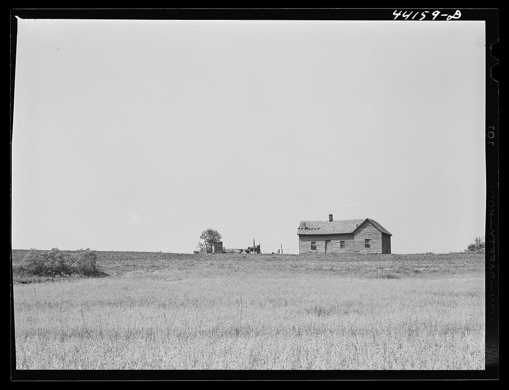 A tenant house in Greene County, Georgia. Sourced from the Library of Congress.