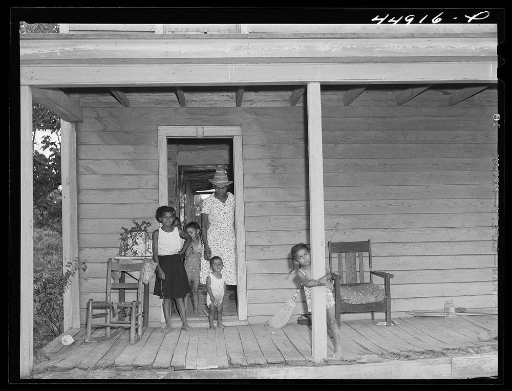 [Untitled photo, possibly related to: This family moved out of an Army area in Caroline County that had to be evacuated by…