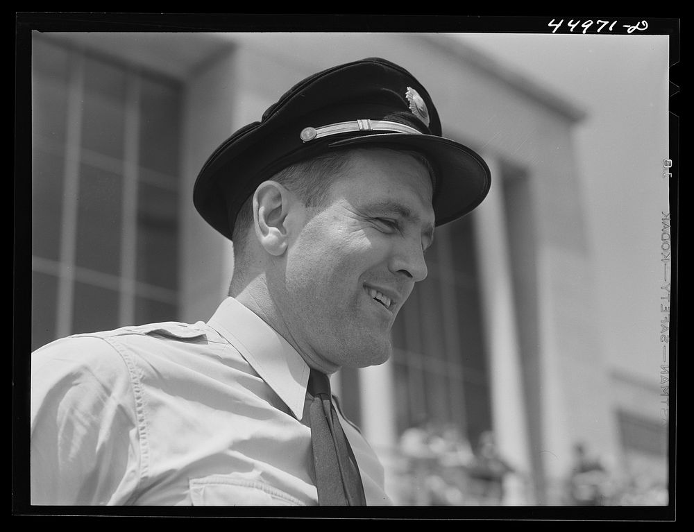 A dispatcher. Municipal airport, Washington, D.C.. Sourced from the Library of Congress.