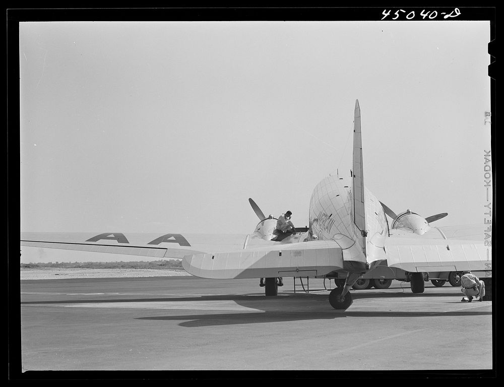 [Untitled photo, possibly related to: Planes on the field. Washington, D.C. municipal airport]. Sourced from the Library of…