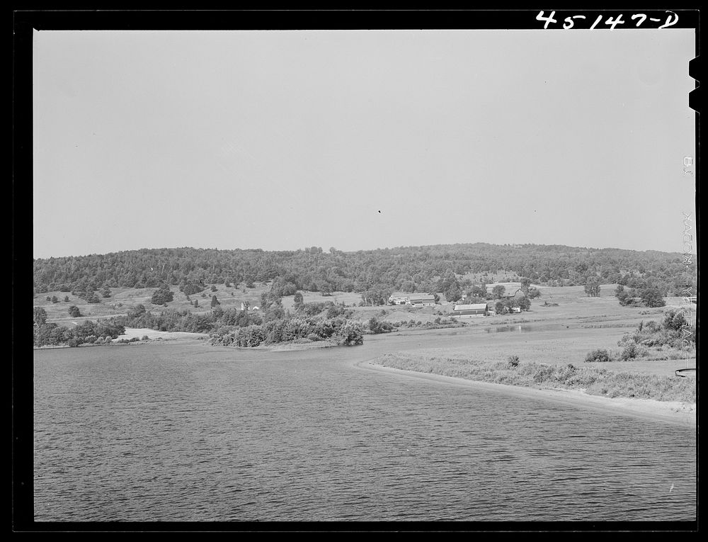 [Untitled photo, possibly related to: The junction of the Connecticut and Black Rivers near Springfield, Vermont]. Sourced…