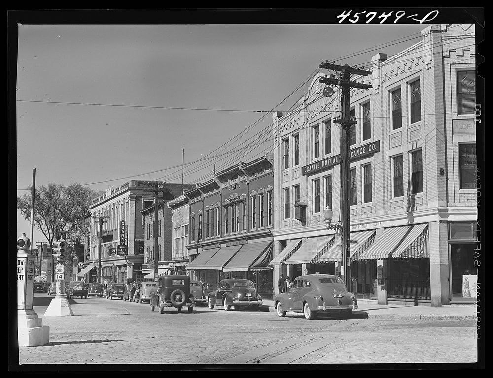 Barre, Vermont. Main Street. Sourced from the Library of Congress.
