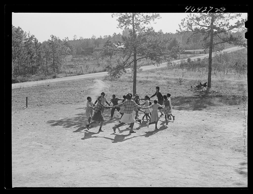 During the play period at the Alexander Community School in Greene County, Georgia. Sourced from the Library of Congress.