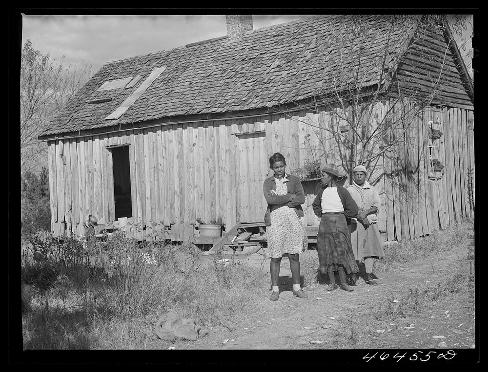 Family of FSA (Farm Security Administration) borrower near Carey Station, Greene County, Georgia. Sourced from the Library…
