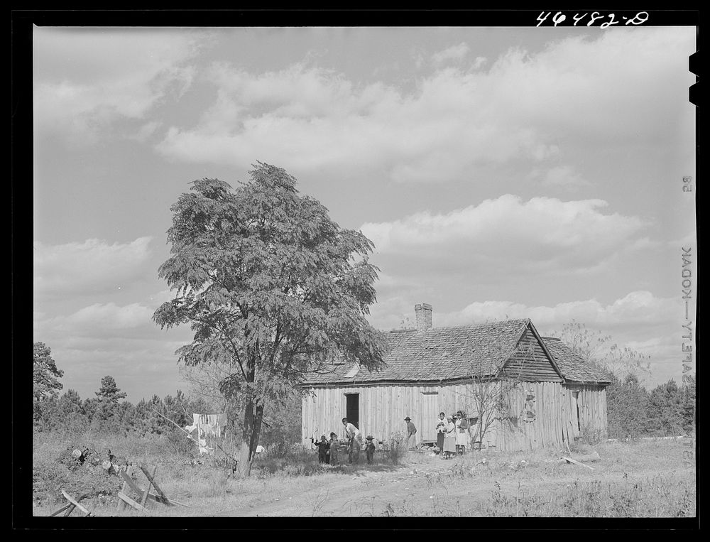 House on the road near Woodville, Greene County, Georgia. Sourced from the Library of Congress.
