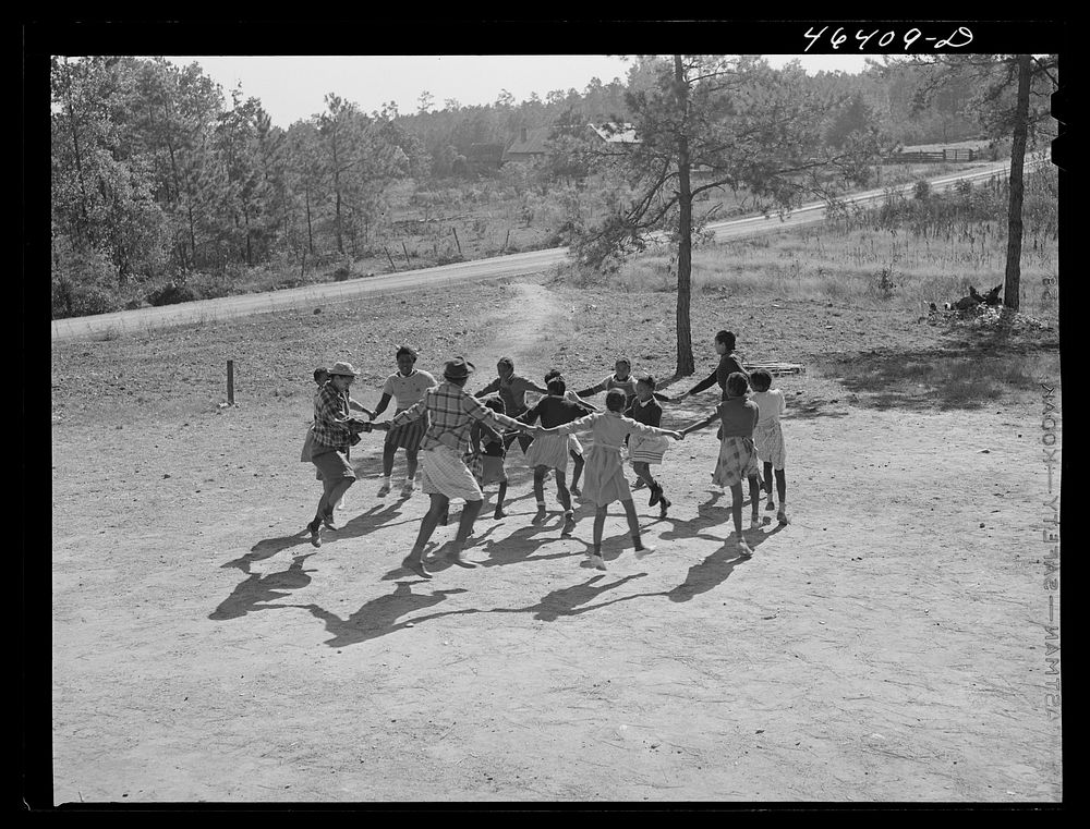 During the play period at the Alexander Community School in Greene County, Georgia. Sourced from the Library of Congress.