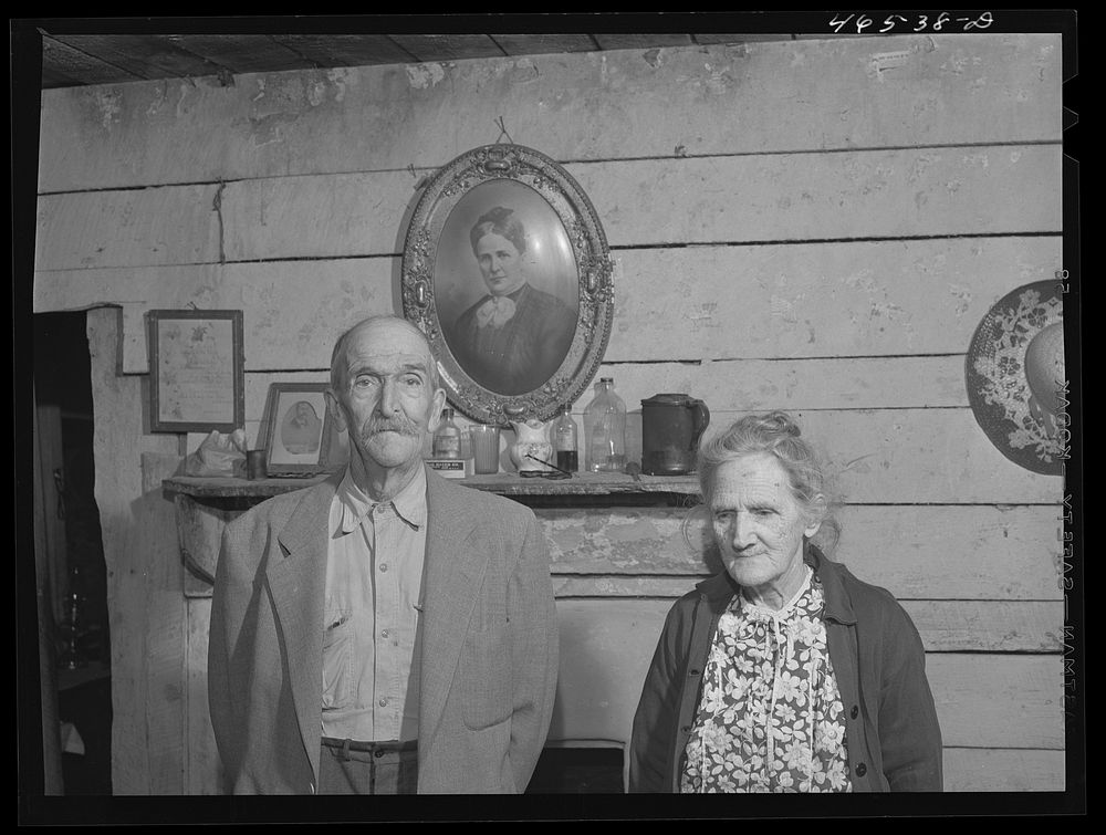 [Untitled photo, possibly related to: Mr. and Mrs. Arthur Bertland, old age pensioners in Penfield, Greene County, Georgia].…