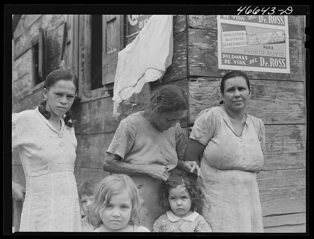 Barranquitas, Puerto Rico. In slum area. Sourced from the Library of Congress.