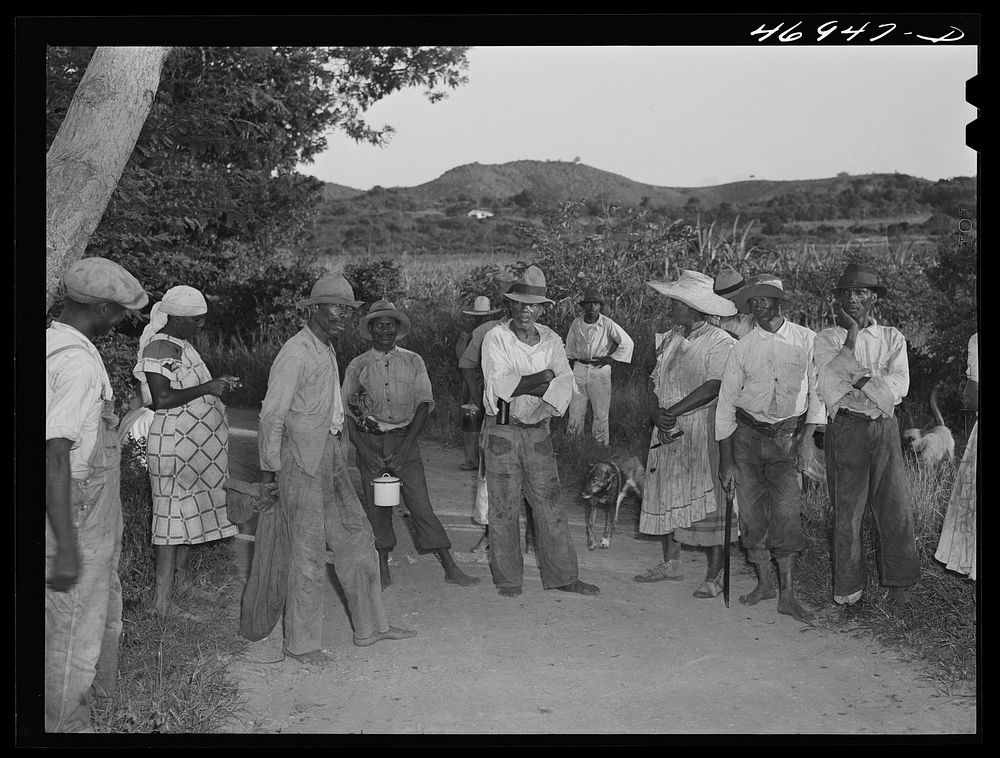 La Vallee, Saint Croix Island, Virgin Islands. At a FSA (Farm Security Administration) group meeting. Sourced from the…