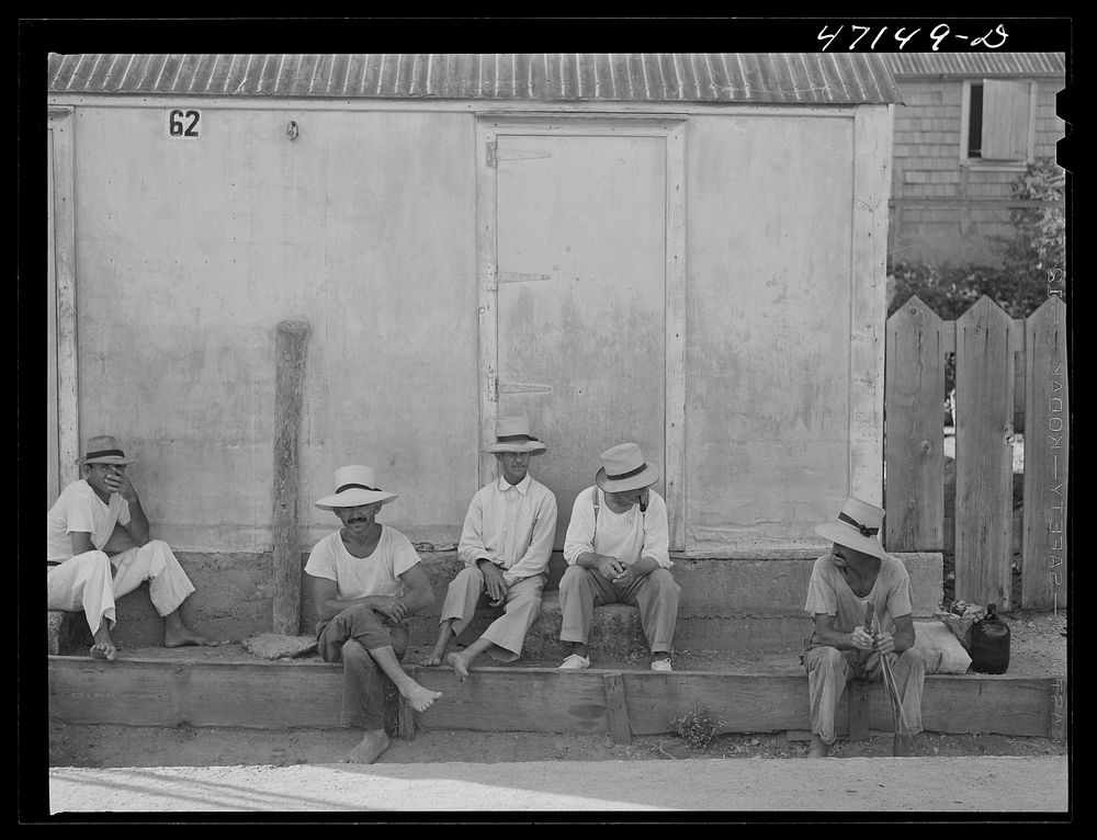[Untitled photo, possibly related to: French village, Charlotte Amalie, Saint Thomas Island, Virgin Islands. A store].…