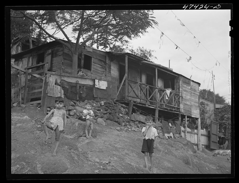 Yauco, Puerto Rico. In the slum area. Sourced from the Library of Congress.