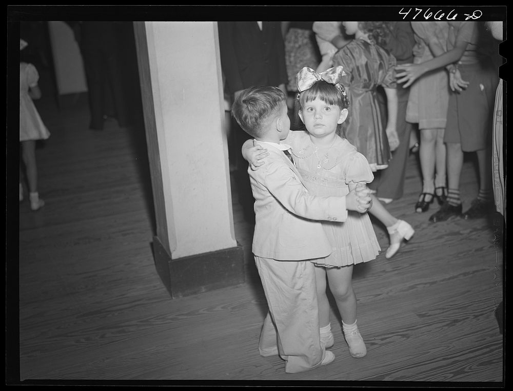 [Untitled photo, possibly related to: Yauco, Puerto Rico. Three Kings' eve party for children of middle class families at…