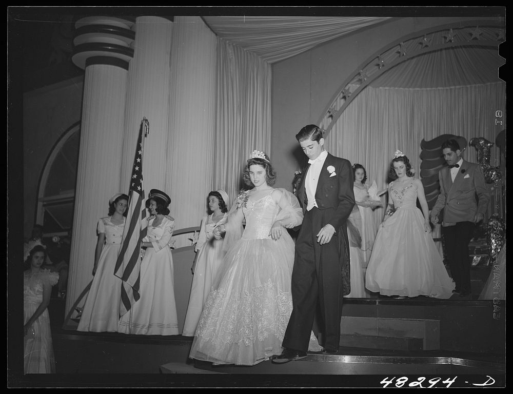 San Juan, Puerto Rico. Pageant at the Escambron, a San Juan night club. Sourced from the Library of Congress.
