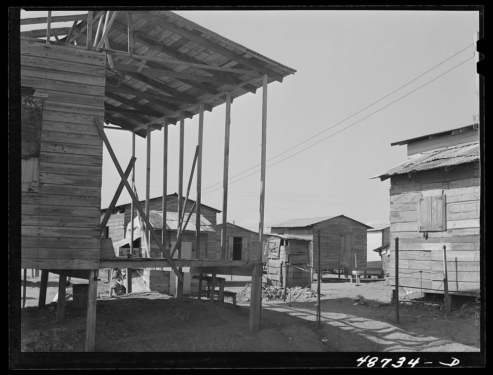 San Juan, Puerto Rico. These people live in El Fangitto, the slum area. Sourced from the Library of Congress.