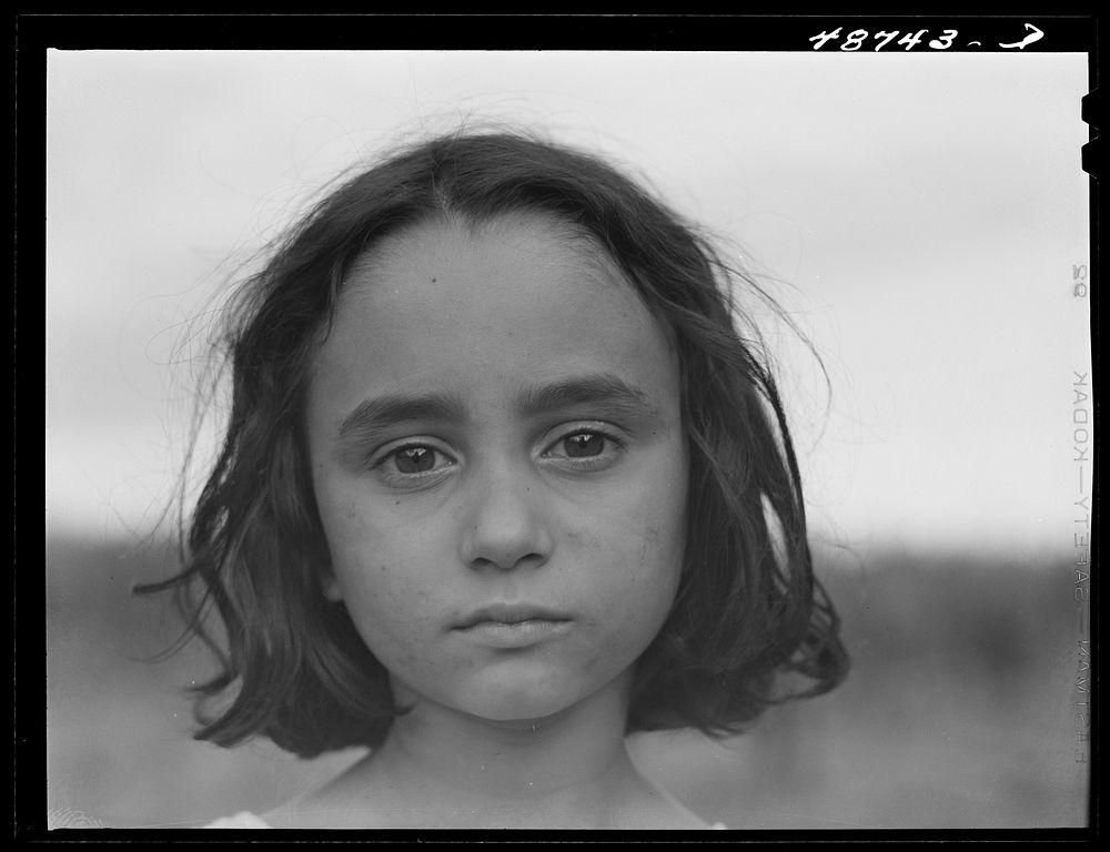 Caguas, Puerto Rico (vicinity). Daughter of a farm laborer. Sourced from the Library of Congress.
