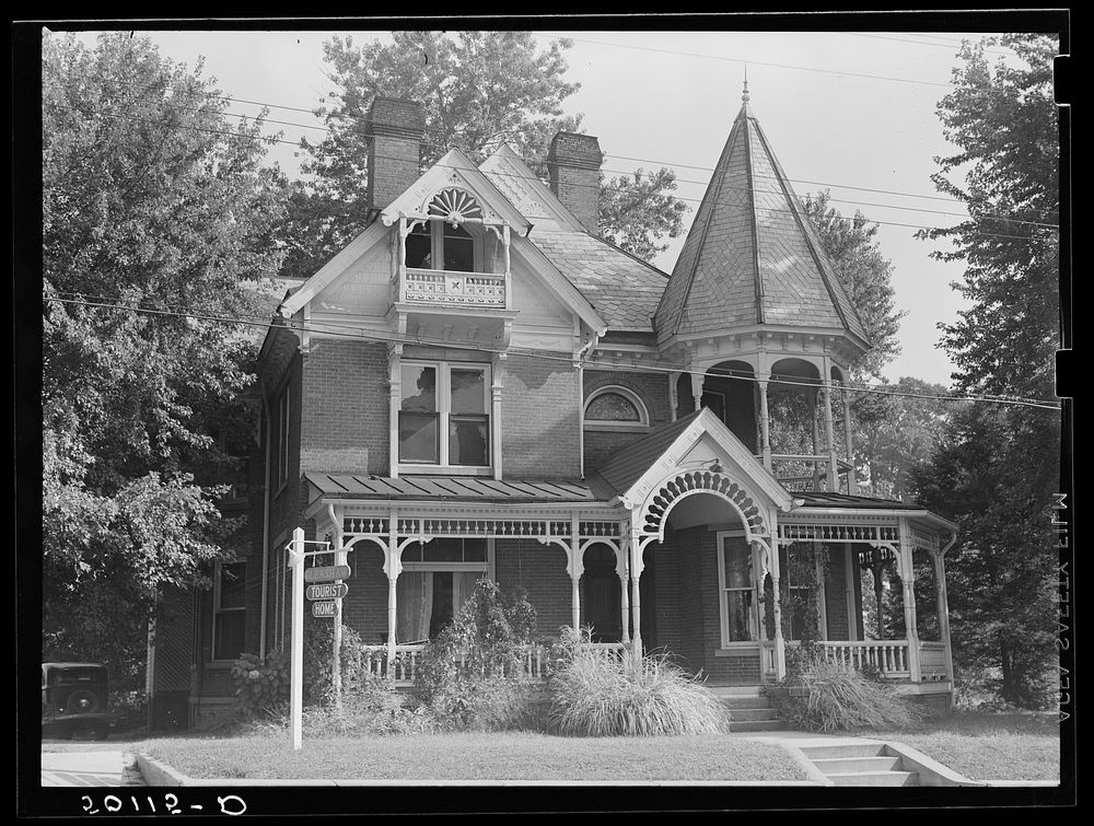Old private house, now a tourist home. Buckhannon, West Virginia. Sourced from the Library of Congress.