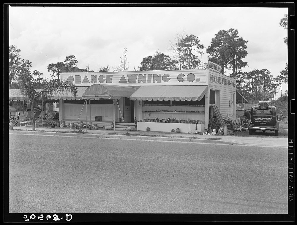 [Untitled photo, possibly related to: Typical highway tourists shop near Winter Haven, Florida]. Sourced from the Library of…