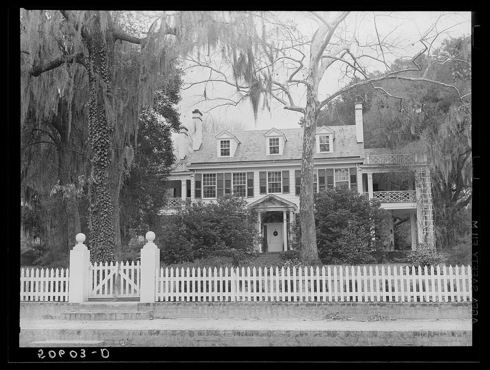 [Untitled photo, possibly related to: One of the finer homes. Summerville, South Carolina]. Sourced from the Library of…