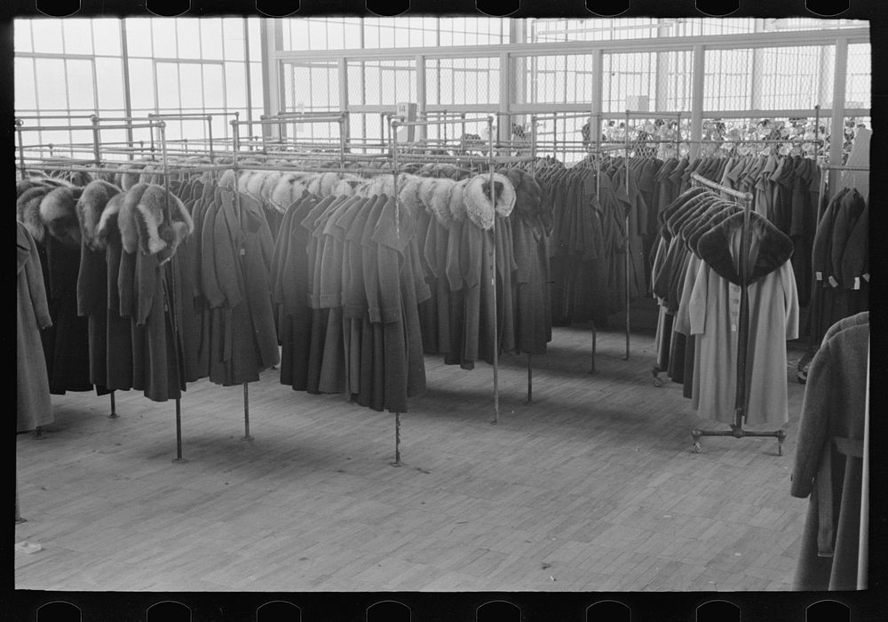 [Untitled photo, possibly related to: Ladies' coats manufactured at the cooperative garment factory, Hightstown, New Jersey]…