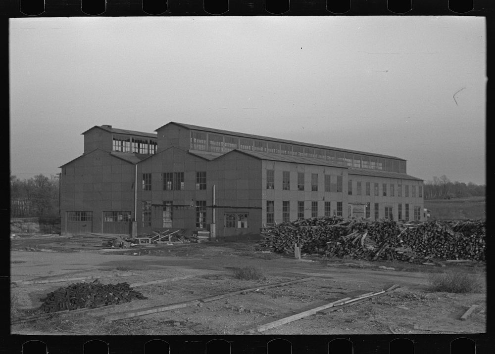 This building will house the new canning industry to be put into operation in 1937 at Jersey Homesteads, Hightstown, New…