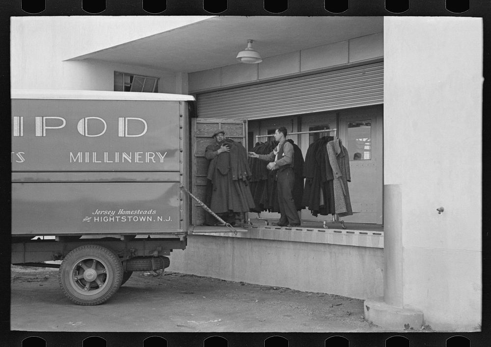 [Untitled photo, possibly related to: The factory has its own truck, which makes deliveries to its two rooms in New York…