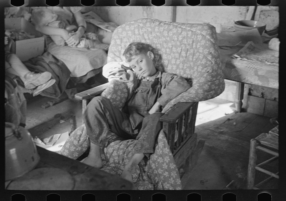 [Untitled photo, possibly related to: One of John Scott's children recovering from a severe attack of pneumonia, Ringgold…