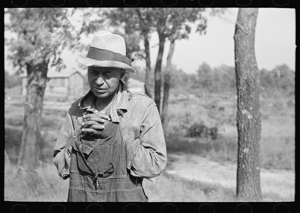 Henry Holt,  farmer near Black River Falls, Wisconsin, who is being moved off submarginal land by Resettlement…