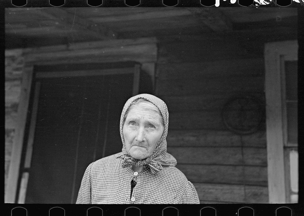 Mrs. Sophie Rudd, a widow who lives by herself on forty acres of land near Black River Falls, Wisconsin by Russell Lee