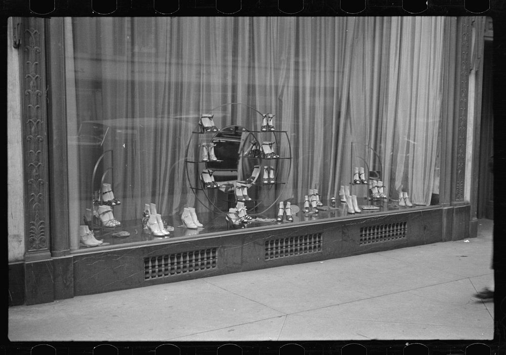 [Untitled photo, possibly related to: Surrealistic window display, Bergdorf-Goodman, New York City] by Russell Lee