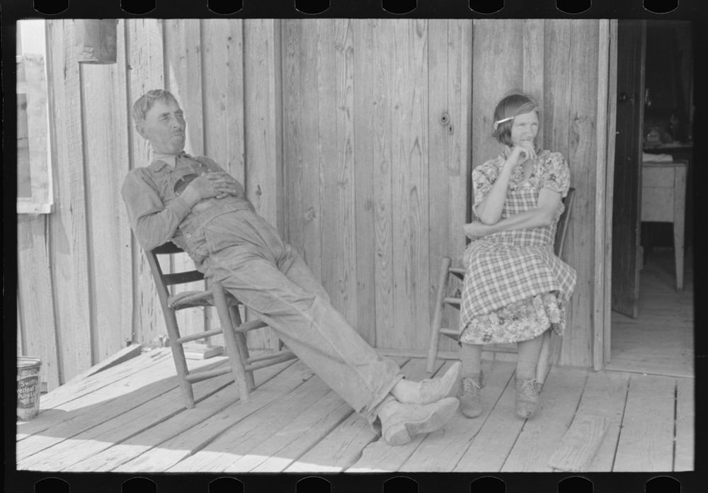 [Untitled photo, possibly related to: Father of FSA (Farm Security Administration) client, Southeast Missouri Farms] by…