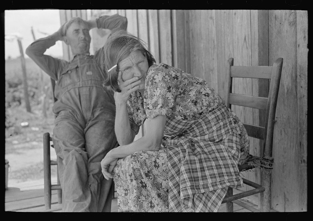 Mother of FSA (Farm Security Administration) client, Southeast Missouri Farms by Russell Lee