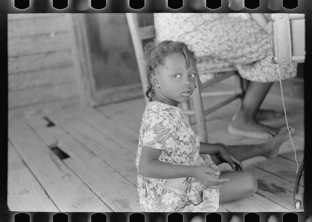 Child of FSA (Farm Security Administration) client under tenant purchase program near Caruthersville, Missouri by Russell Lee