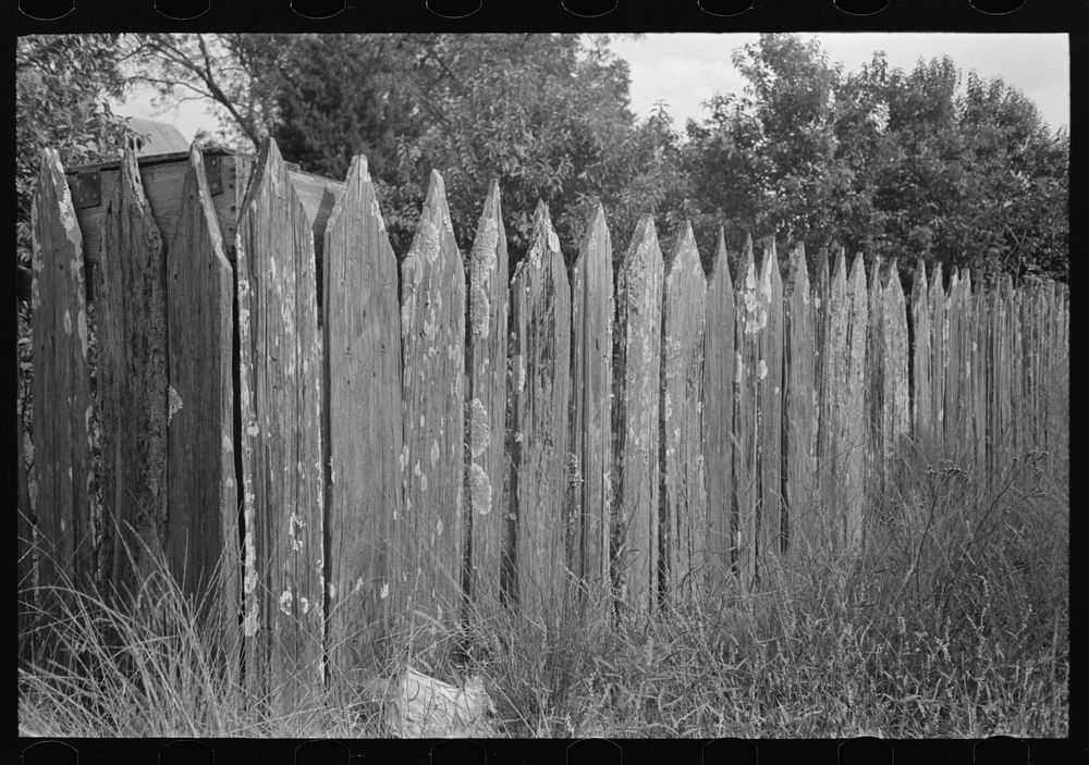 Picket fence near Paulina, Louisiana by Russell Lee