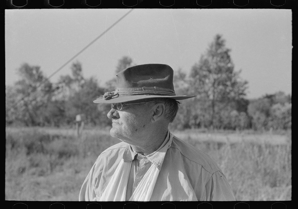 Sugarcane farmer near New Iberia, Louisiana by Russell Lee
