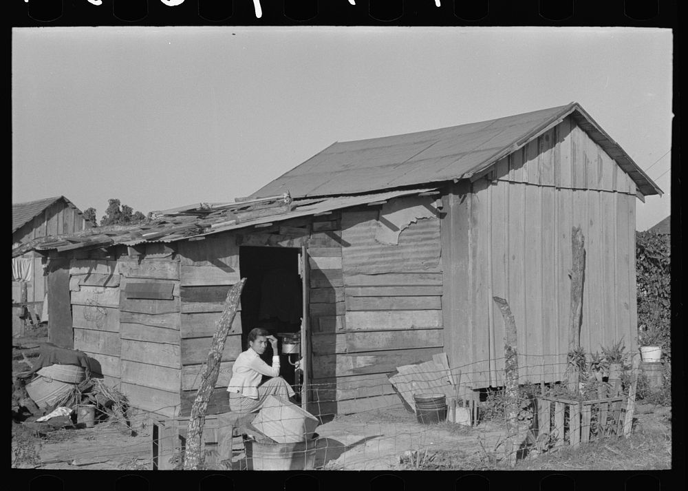 Residence of Mexican day laborer, Weslaco, Texas by Russell Lee